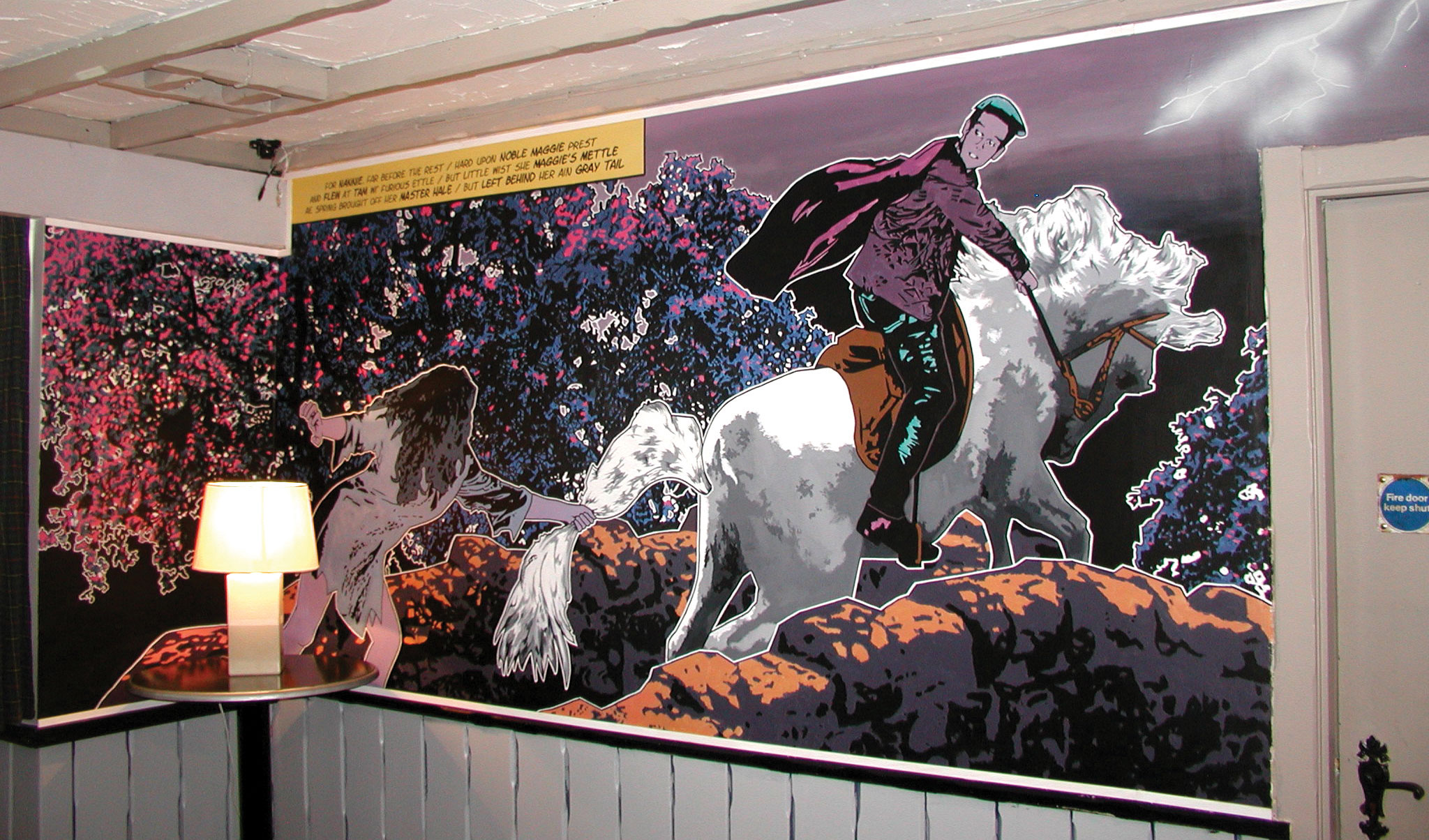 Tam O'Shanter murals by Greg Moodie