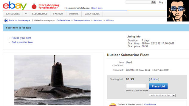 Trident Nuclear Submarine Fleet For Sale