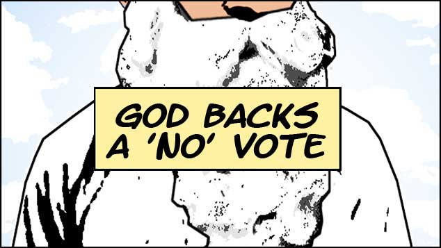 God Backs A No Vote
