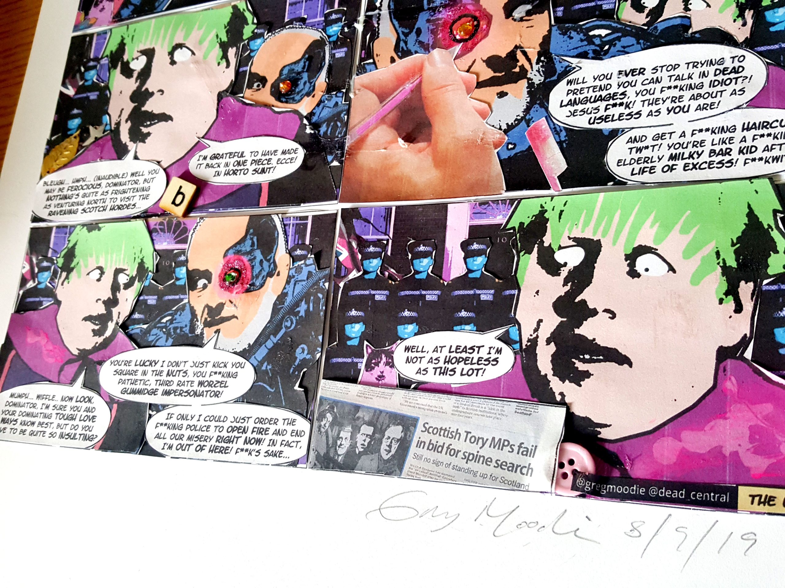 ORIGINAL ARTWORK: Boris And The Dominator - Image 2