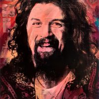 Painting of Billy Connolly2
