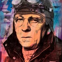 Portrait of Ivor Cutler 1 (canvas)