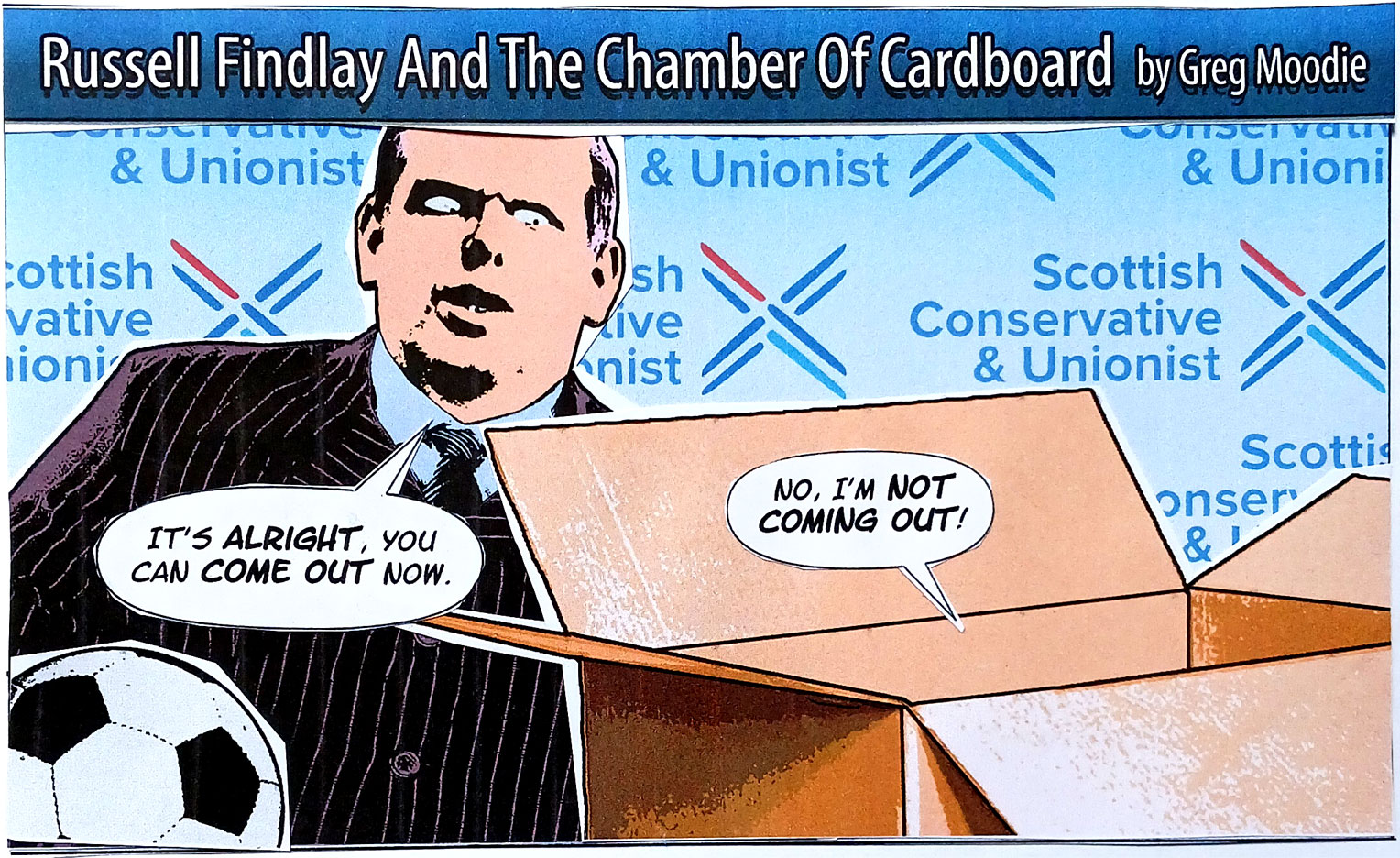 Russell Findlay And The Chamber Of Cardboard