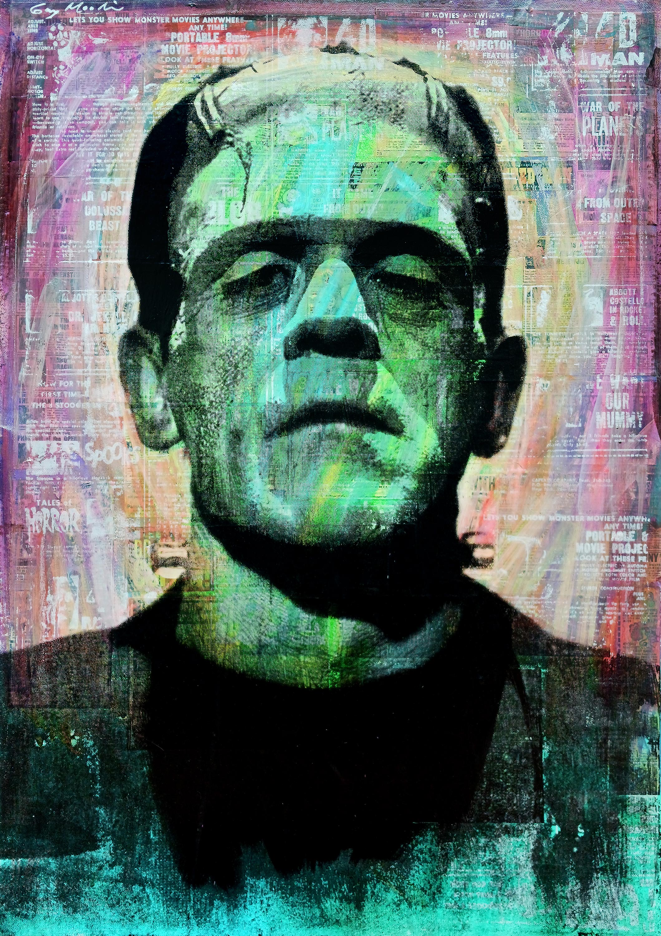 Painting of Frankenstein