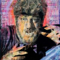 Painting of The Wolfman